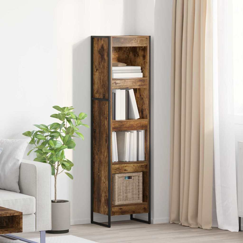 vidaXL Bücherregal Raucharbe 80 x 30 x 155 cm Holzwerkstoff