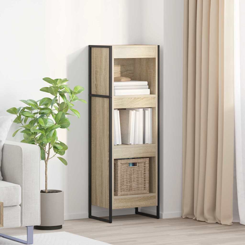 vidaXL Bücherregal Sonoma 80 x 30 x 155 cm Holzwerkstoff