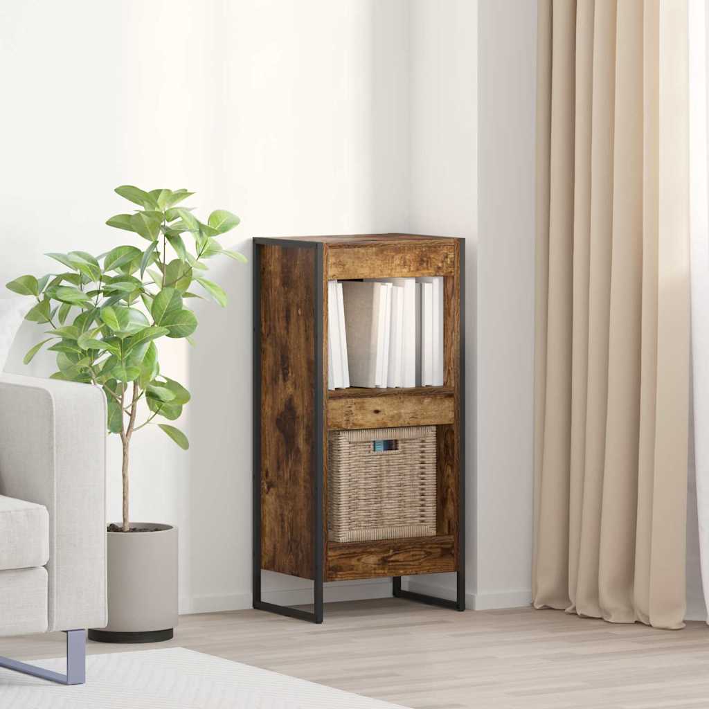 vidaXL Bücherregal Raucharbe 80 x 30 x 155 cm Holzwerkstoff