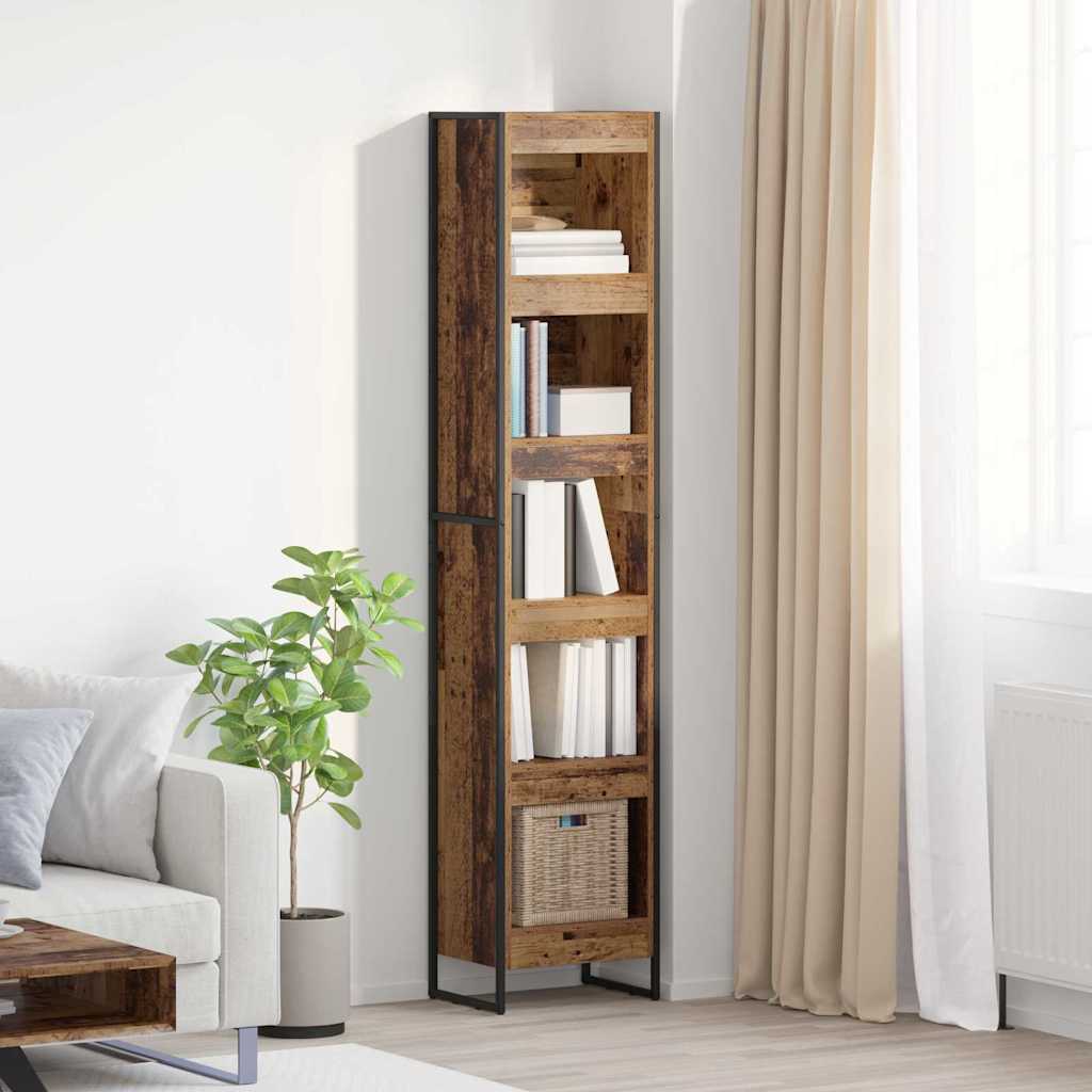 vidaXL Bücherregal Altholz 80 x 30 x 155 cm Holzwerkstoff
