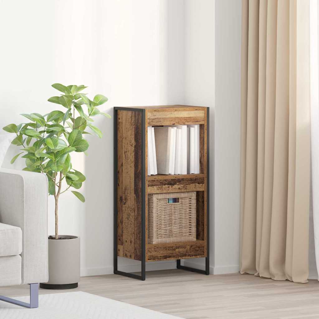vidaXL Bücherregal Altholz 80 x 30 x 155 cm Holzwerkstoff