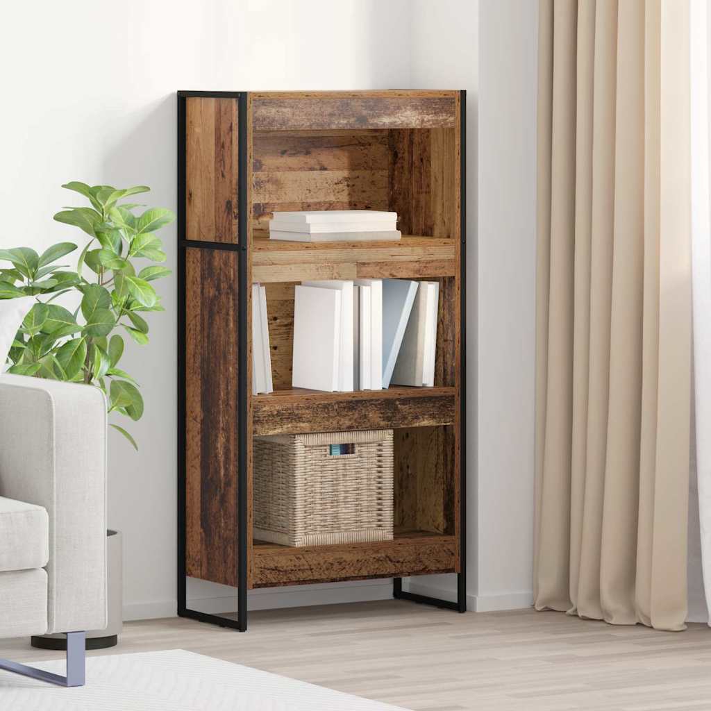 vidaXL Bücherregal Altholz 80 x 30 x 155 cm Holzwerkstoff