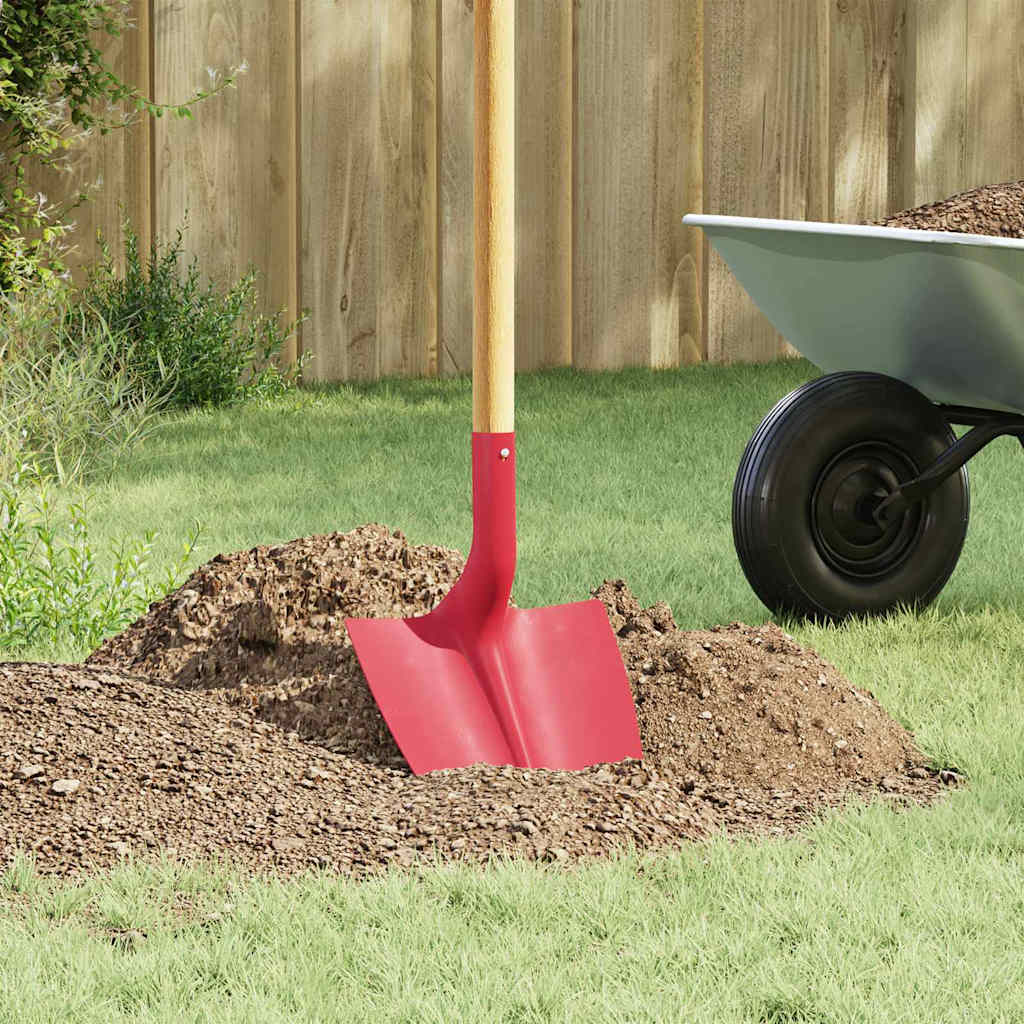 vidaXL Schaufelkopf Rot 39,5 x 27,5 cm Pulverbeschichteter Stahl