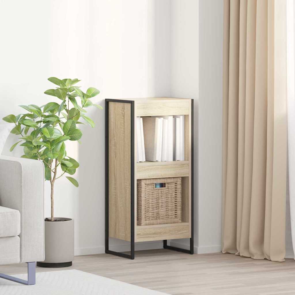 vidaXL Bücherregal Sonoma 80 x 30 x 155 cm Holzwerkstoff