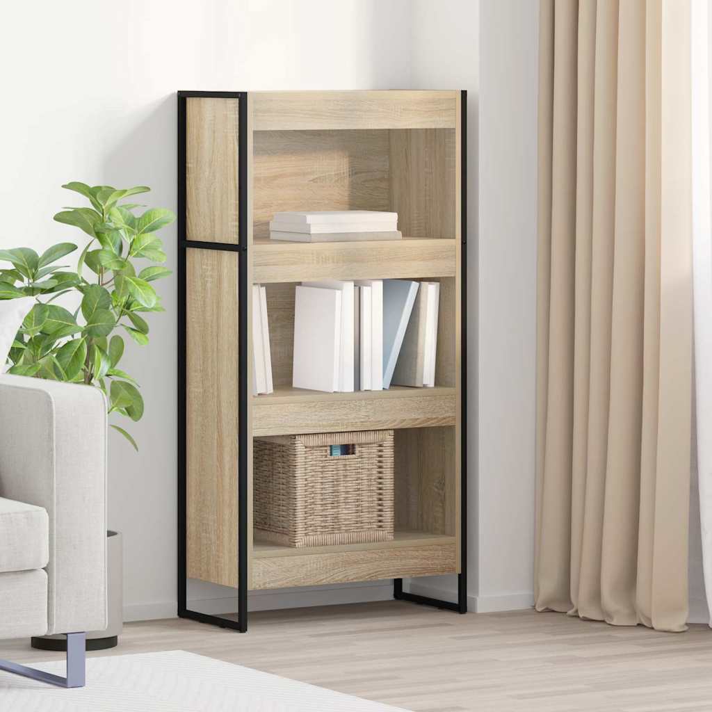 vidaXL Bücherregal Sonoma 80 x 30 x 155 cm Holzwerkstoff