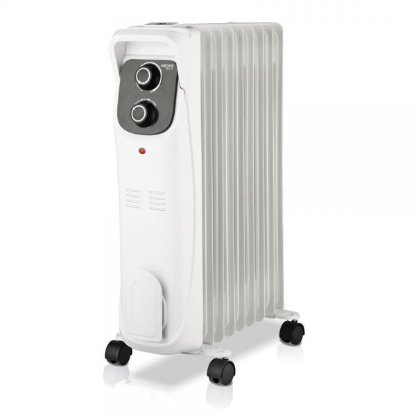 Radiatore a Olio (9 elementi) Haeger OH-009.006A Bianco 2000 W