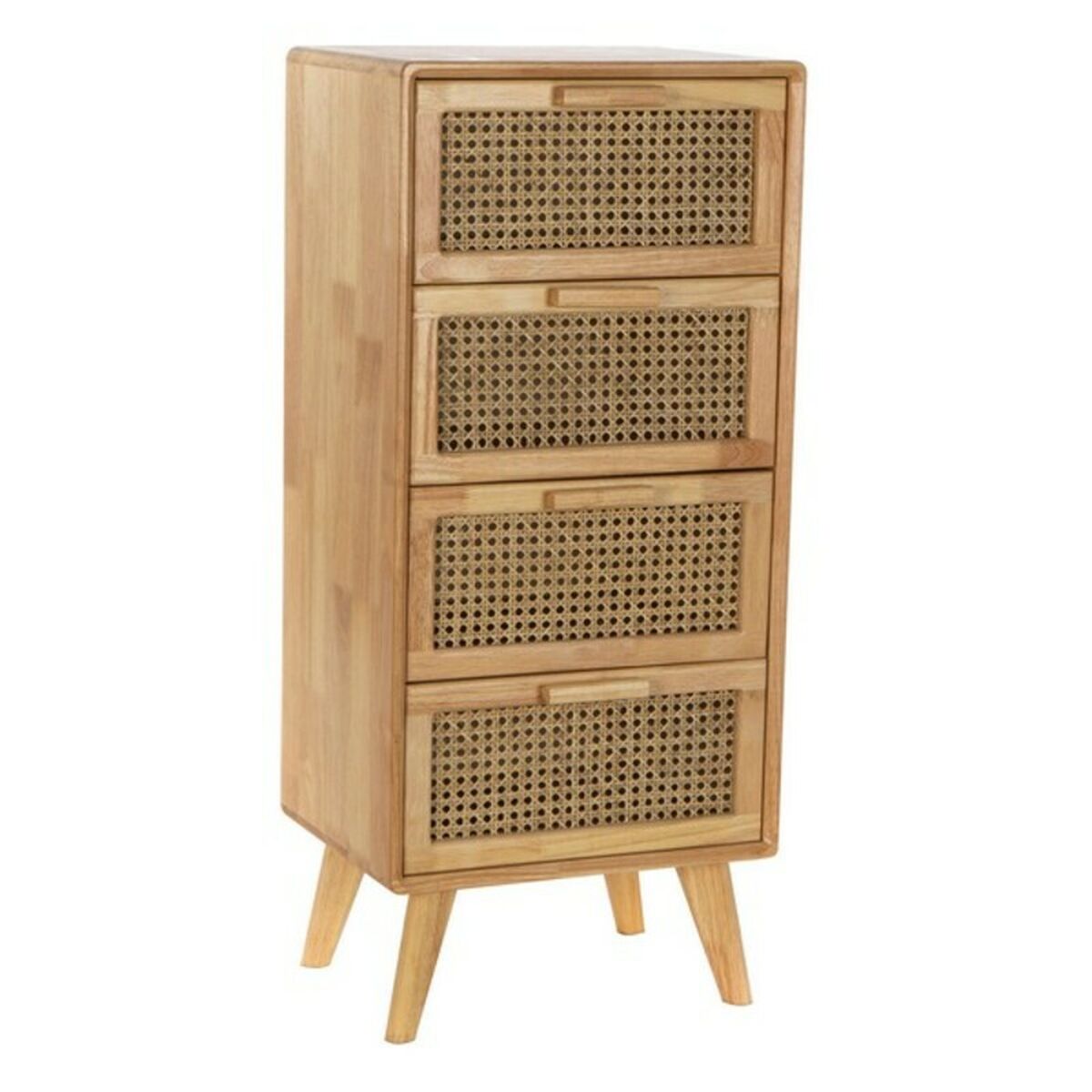 Cassettiera DKD Home Decor Caucciù Rattan (40 x 30 x 90 cm)