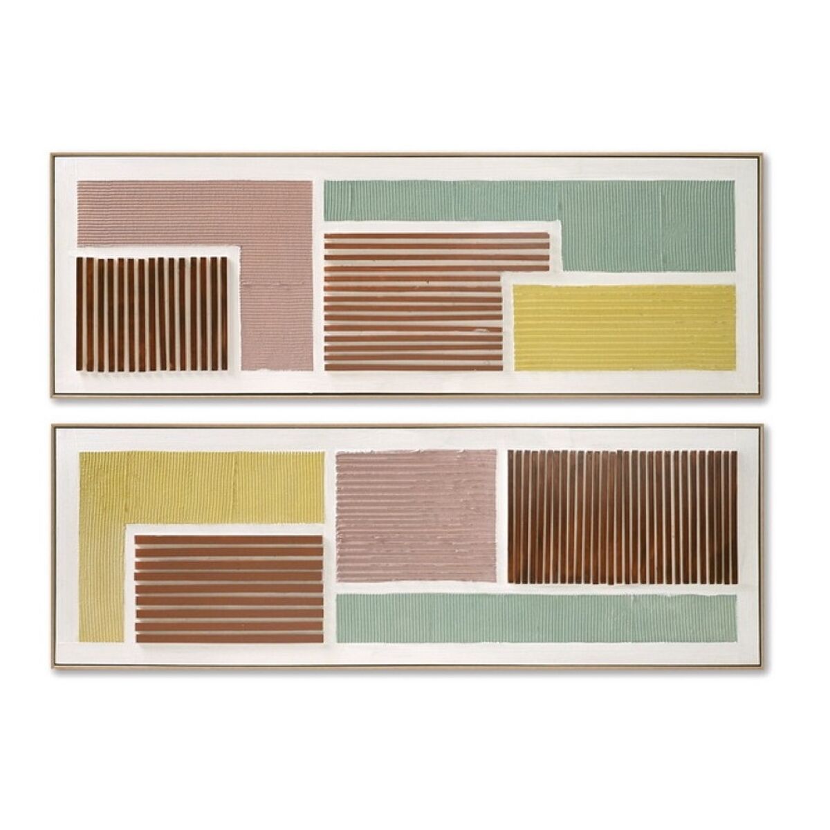 Tela Home ESPRIT polistirene Tela 152 x 4,5 x 52 cm