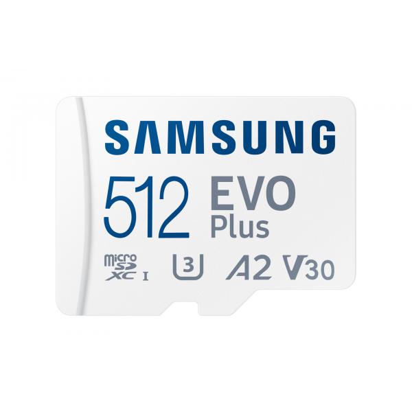 Scheda Di Memoria Micro SD con Adattatore Samsung EVO Plus 2023 512 GB