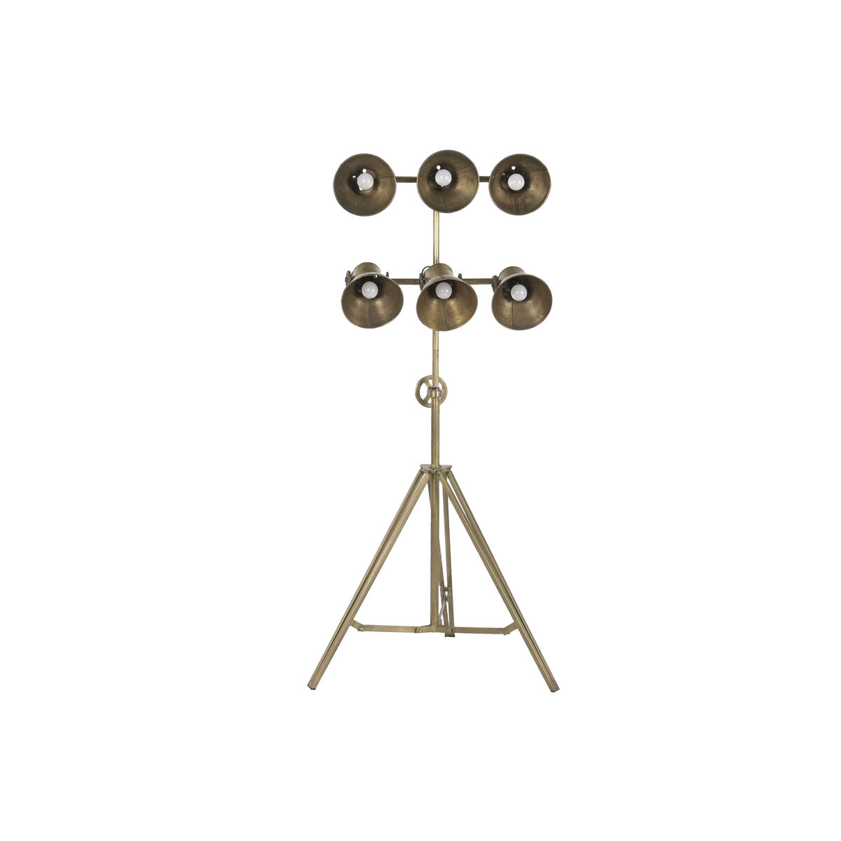 Lampada da Terra Home ESPRIT Dorato 220 V 60 X 20 X 176 CM