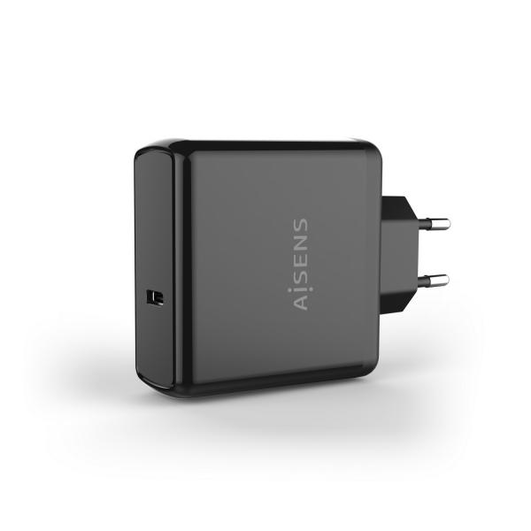 Caricabatterie Aisens PD 3.0 QC 3.0 USB-C Nero 60 W