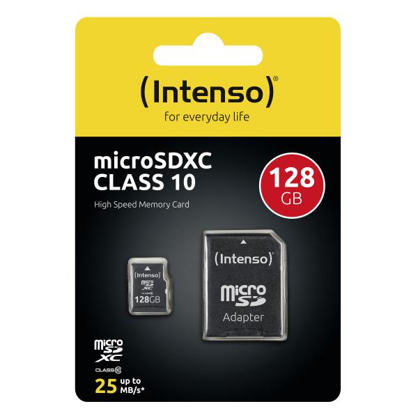 Scheda Di Memoria Micro SD con Adattatore INTENSO 3413491 128 GB - Image 4