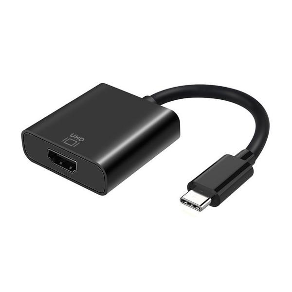 Cavo USB-C con HDMI Aisens Conversor USB-C a HDMI 4k@60Hz, USB-C/M-HDMI/H, Negro, 15cm 4K