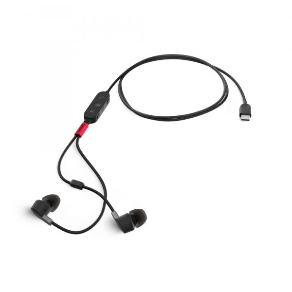 Auricolari con Microfono Lenovo 4XD1C99220 Nero