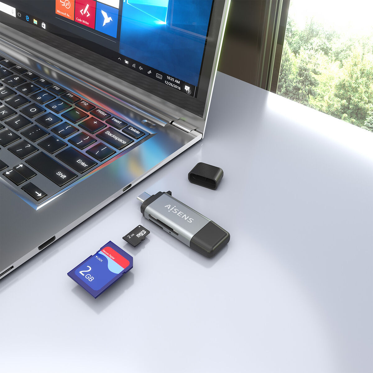 Lettore di Schede Aisens ASCR-2AC11-GR - Image 6