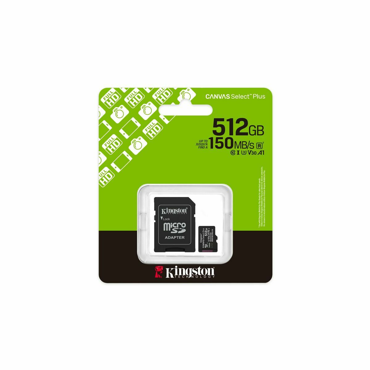 Scheda Di Memoria Micro SD con Adattatore Kingston CANVAS Select Plus 512 GB - Image 3