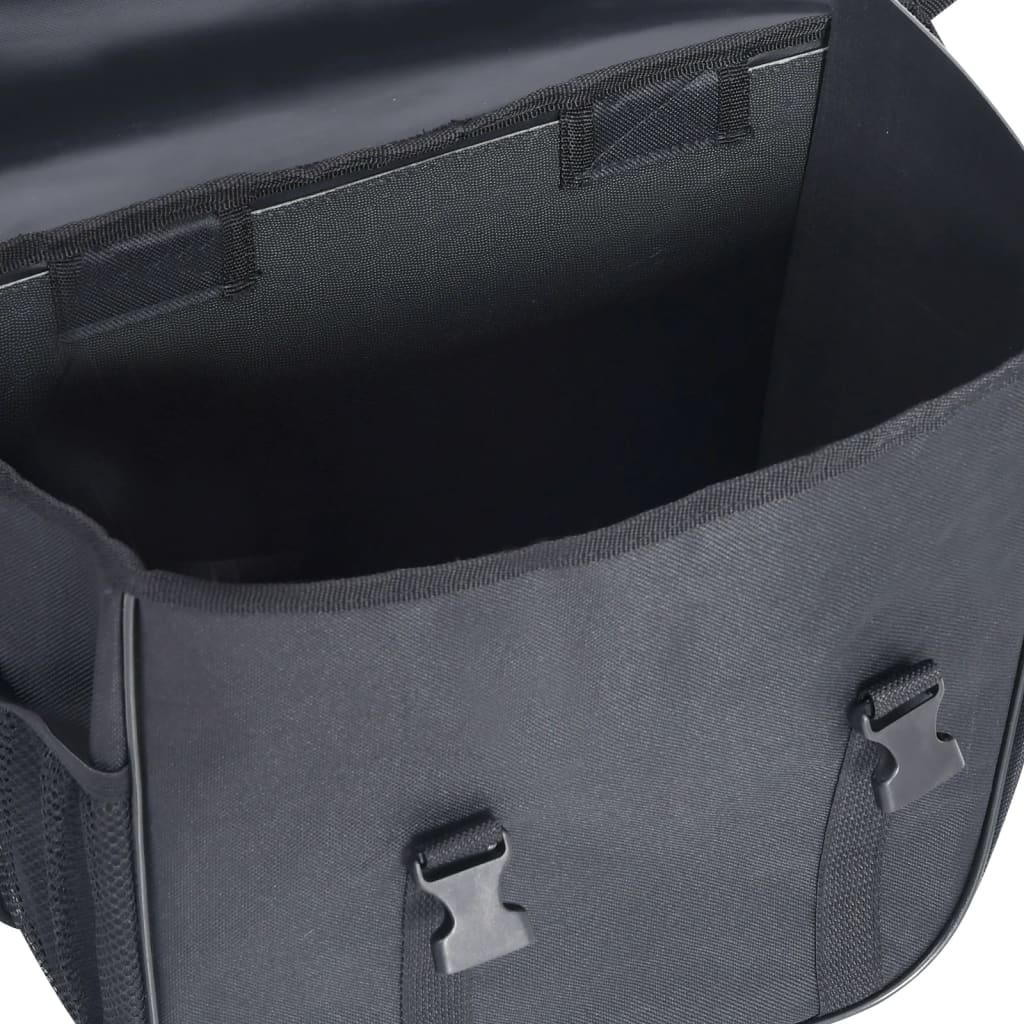 vidaXL Doppel-Fahrradtasche für Gepäckträger Wasserdicht 35 L Schwarz - Image 5