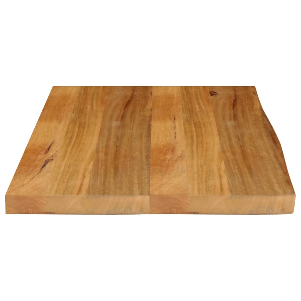 vidaXL Tablero de mesa borde natural madera maciza mango 70x60x3,8 cm - Image 4