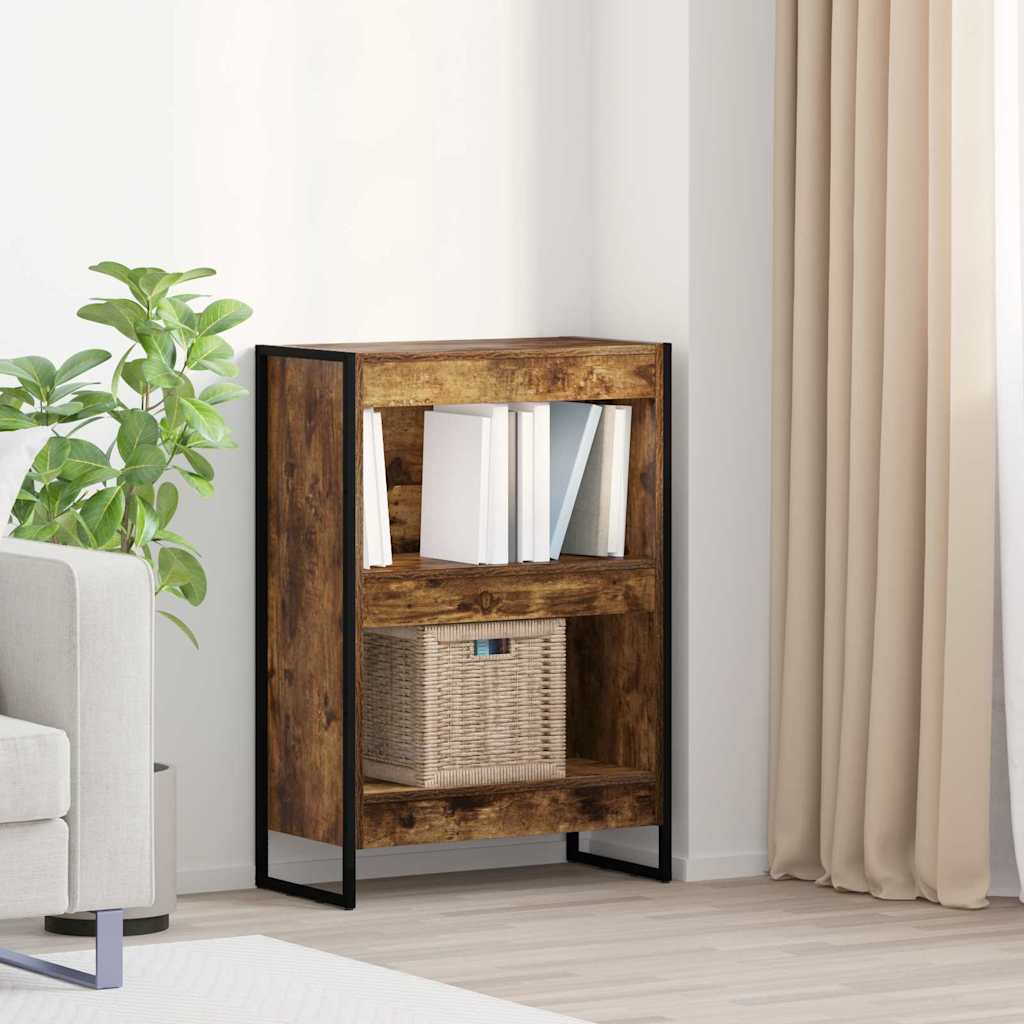 vidaXL Bücherregal Raucharbe 80 x 30 x 155 cm Holzwerkstoff