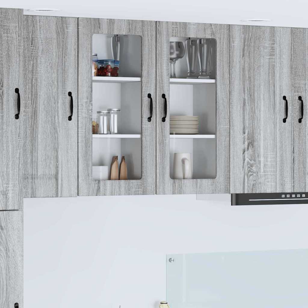 vidaXL Küchenschrank Graues Sonoma 40 x 31 x 80 cm Holzwerkstoff