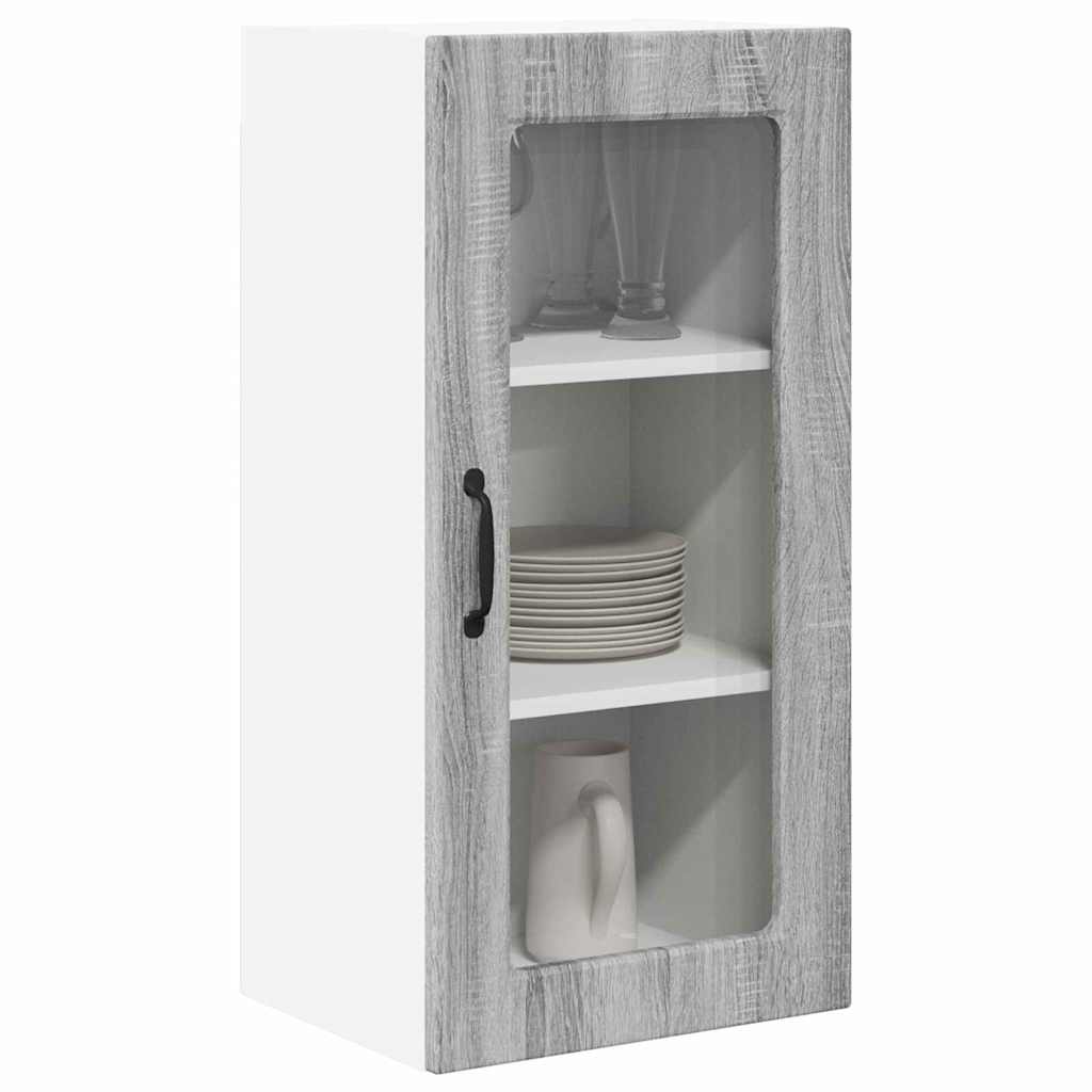 vidaXL Küchenschrank Graues Sonoma 40 x 31 x 80 cm Holzwerkstoff - Image 3