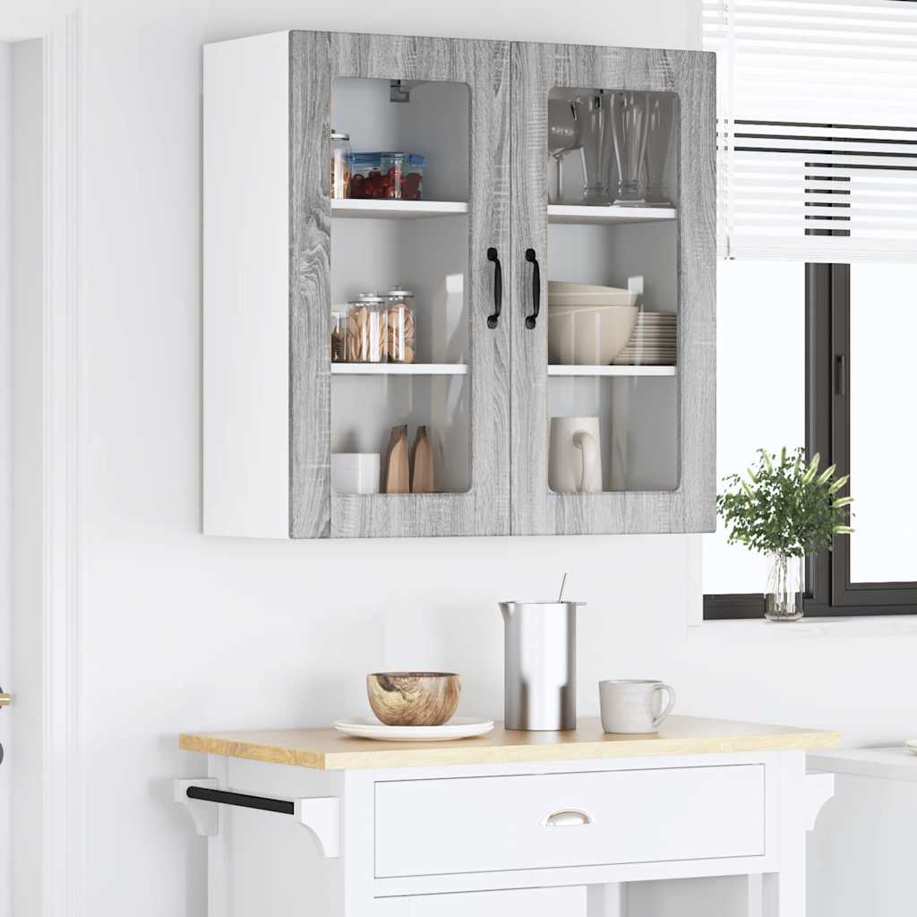 vidaXL Küchenschrank Graues Sonoma 40 x 31 x 80 cm Holzwerkstoff - Image 4