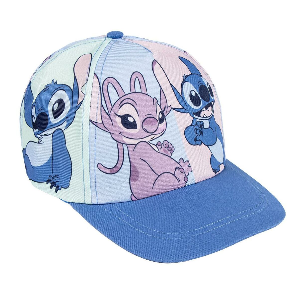 Cappellino per Bambini Stitch Azzurro