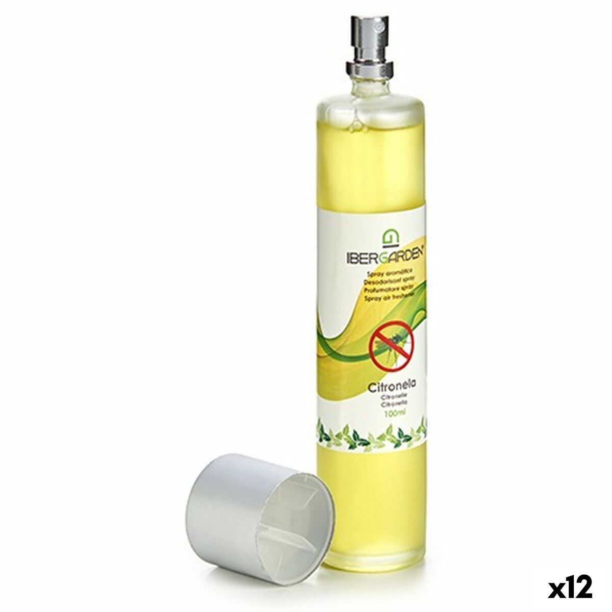 Diffusore Spray Per Ambienti Ibergarden Citronella 100 ml (12 Unità)
