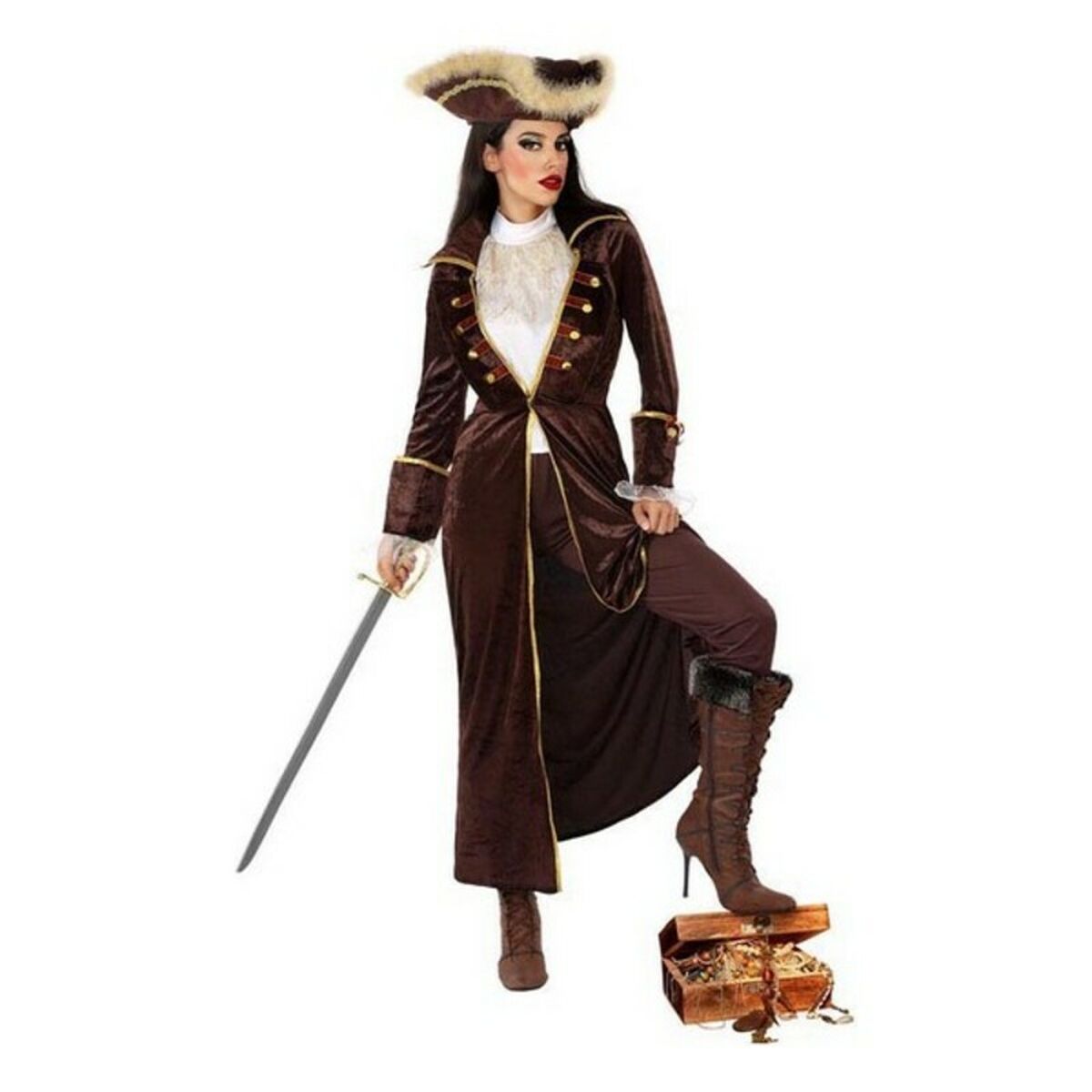 Costume per Adulti Marrone Taglia:XXL