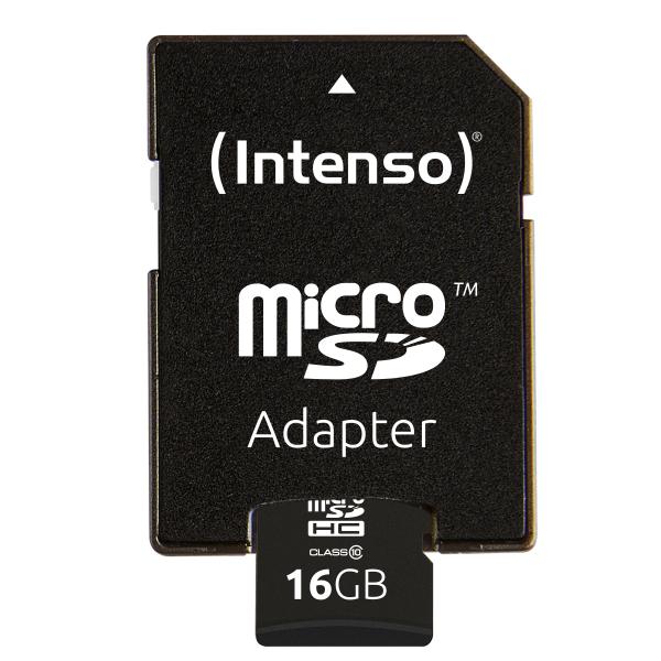Scheda Di Memoria Micro SD con Adattatore INTENSO 3413470 16 GB 16 GB - Image 3