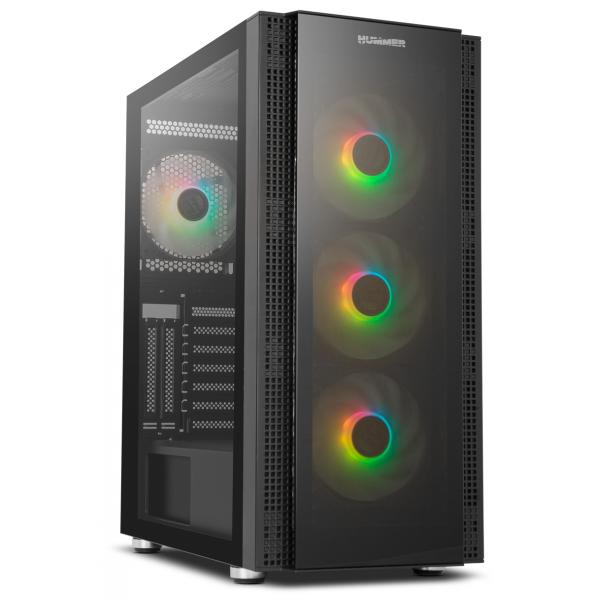 Case computer desktop ATX Nox-Xtreme Hummer Horus Nero E-ATX