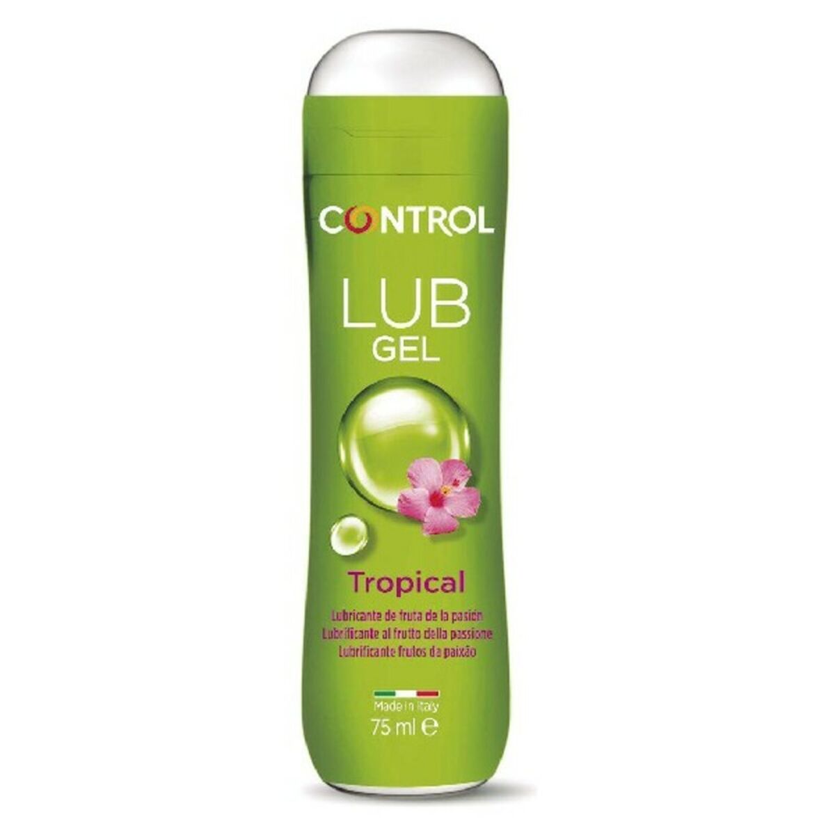 Lubrificante a Base Acquosa Slide Lub Tropical Control Frutto della Passione 75 ml