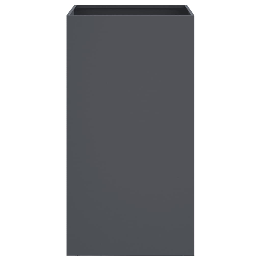 vidaXL Pflanzkübel Anthrazit 42x38x75 cm Stahl - Image 4