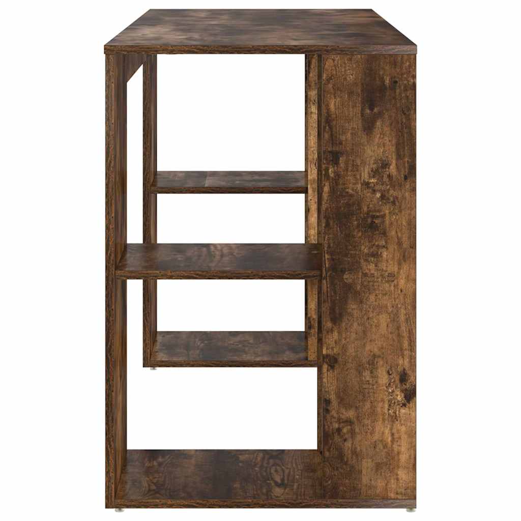 vidaXL Schreibtisch Geräucherte Eiche 130 x 50,5 x 75 cm Holzwerkstoff - Image 6
