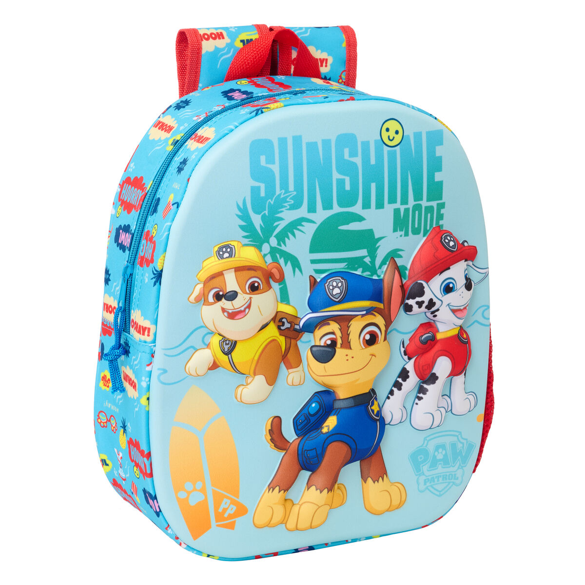 Zaino per Bambini The Paw Patrol Azzurro 27 x 33 x 10 cm 3D