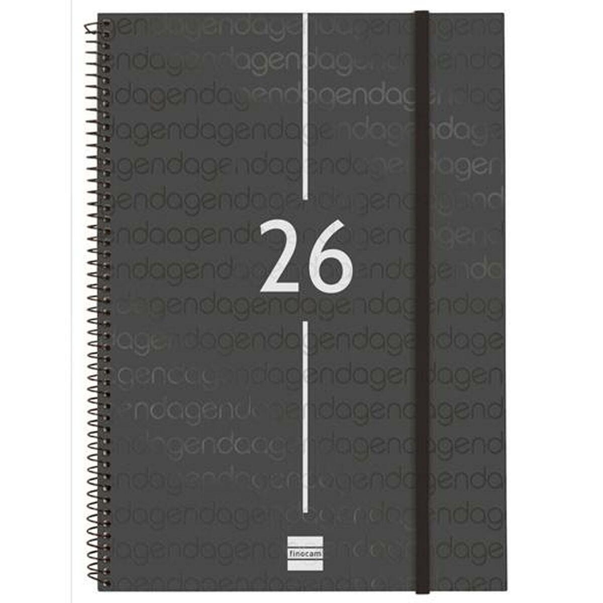Agenda Finocam YEAR Nero A4 21 x 29,7 cm 2026