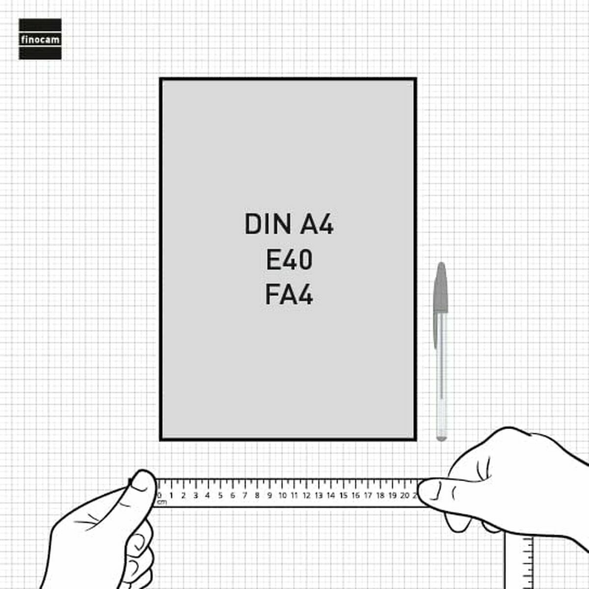 Agenda Finocam YEAR Nero A4 21 x 29,7 cm 2026 - Image 6