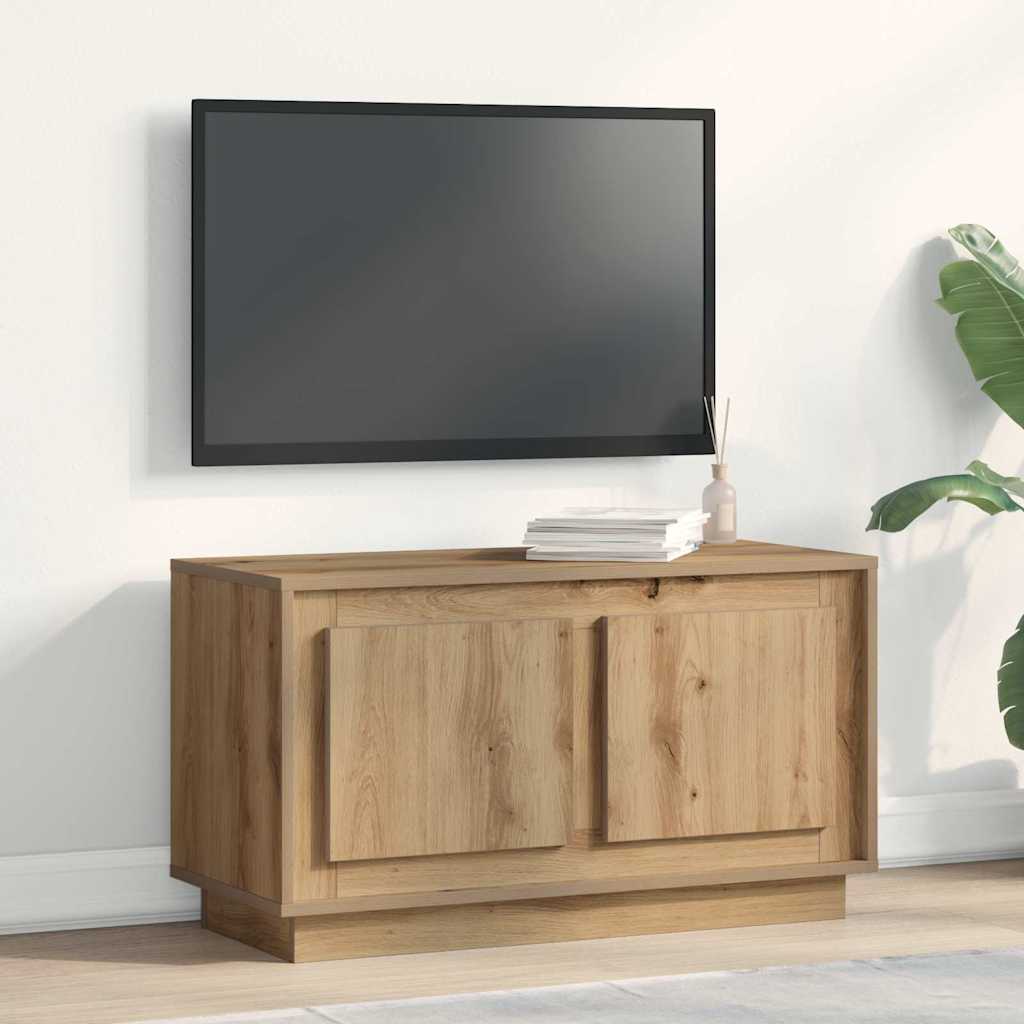 vidaXL Gabinete de TV Roble artisan 80 x 35 x 45 cm