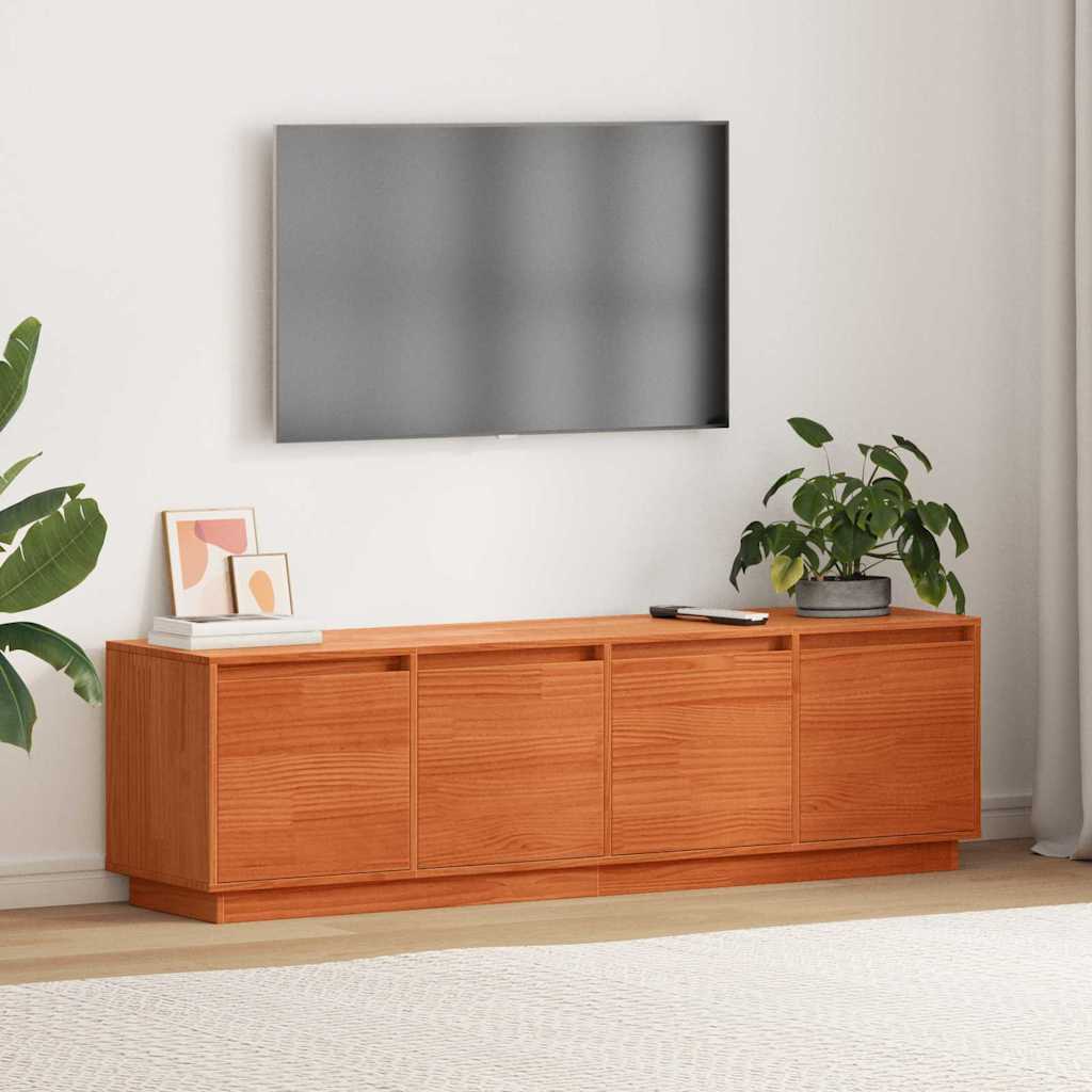 vidaXL Mueble de TV Marrón 156 x 37 x 45 cm Madera de ingeniería