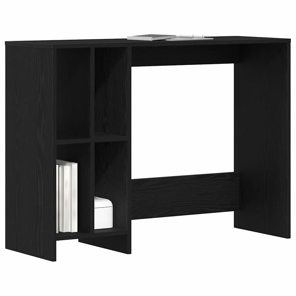 vidaXL Schreibtisch mit Regal Schwarz Eichen-Optik 102,5 x 35 x 75 cm - Image 3