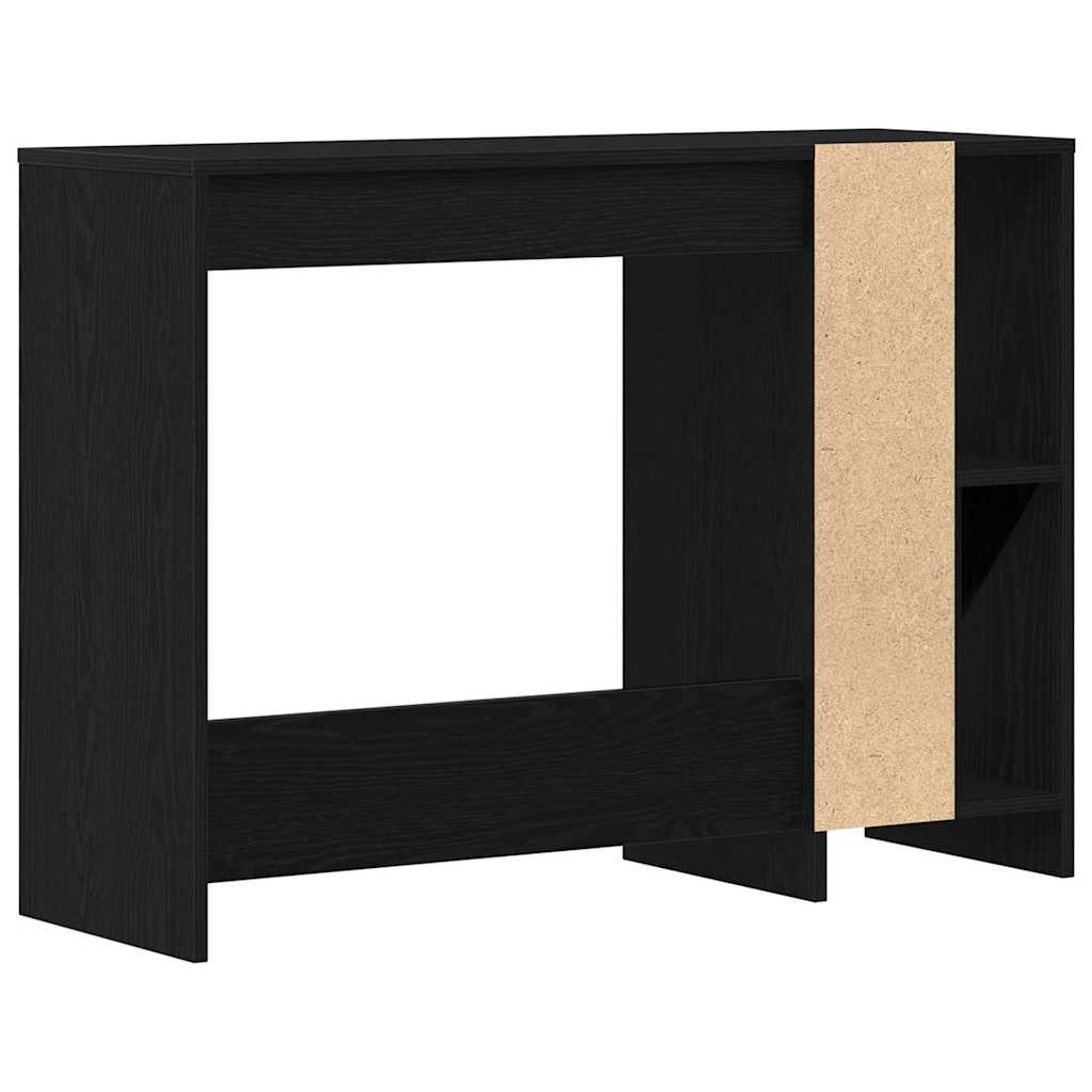 vidaXL Schreibtisch mit Regal Schwarz Eichen-Optik 102,5 x 35 x 75 cm - Image 5