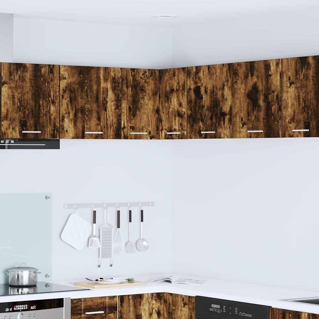 vidaXL Mueble colgante Riga Roble Ahumado y 57 x 57 x 40 cm