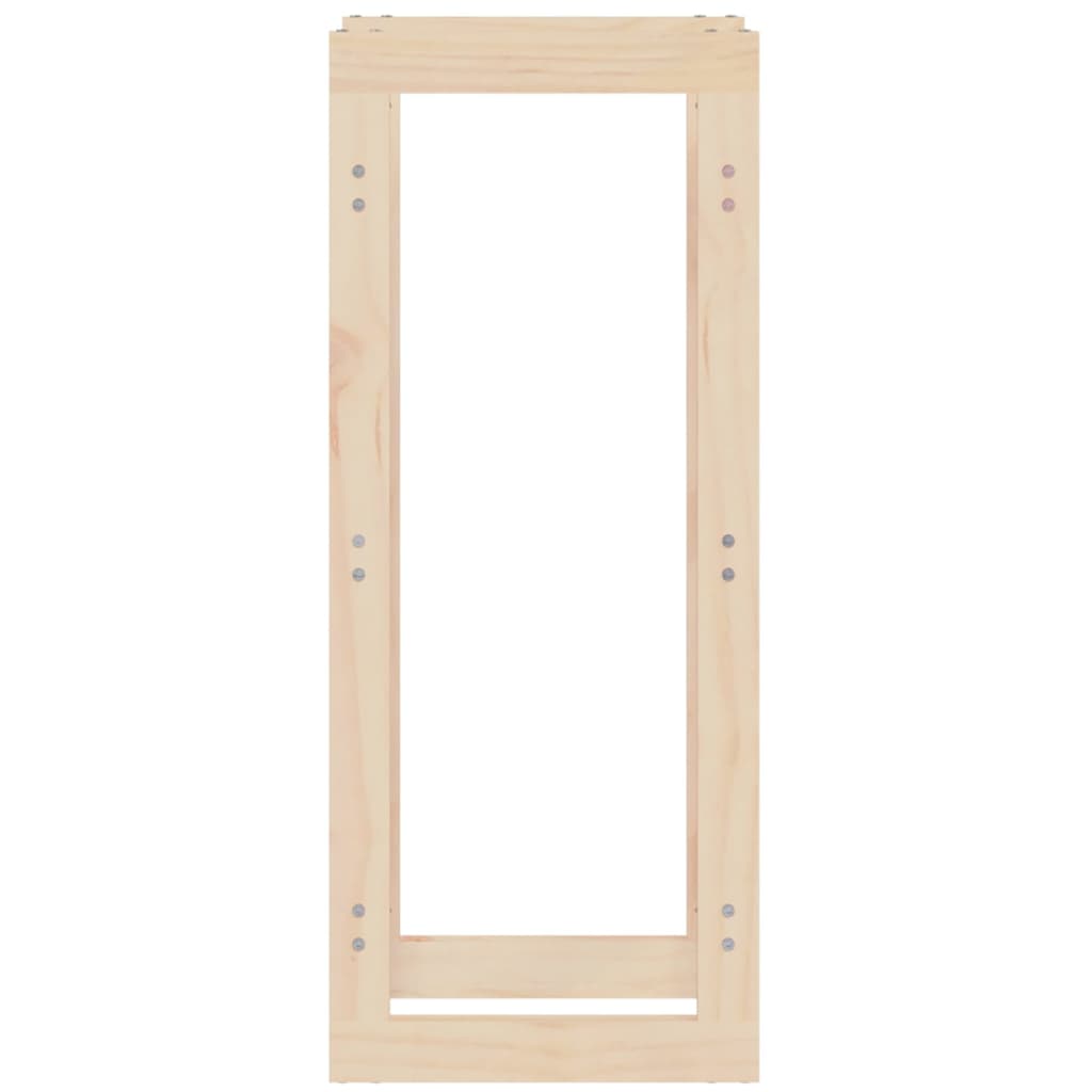 vidaXL Kaminholzregal 41x25x100 cm Massivholz Kiefer - Image 5