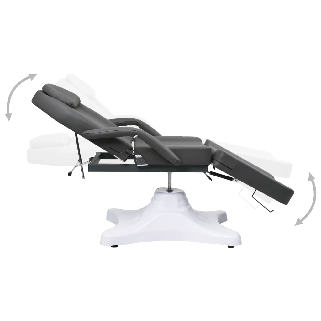 vidaXL Massagetisch Grau 180x62x(86,5-118) cm - Image 3