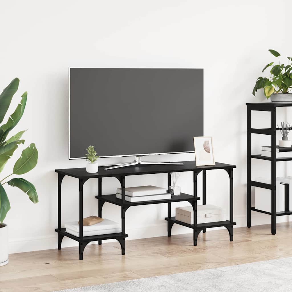 vidaXL Meuble TV Chêne noir 102 x 35 x 45,5 cm
