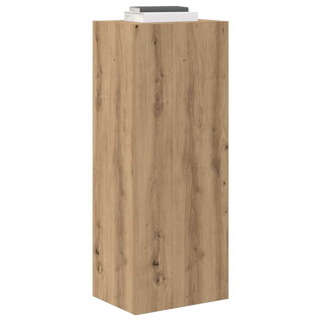 vidaXL Meuble TV mural Chêne artisanal 40,5 x 30 x 102 cm - Image 3