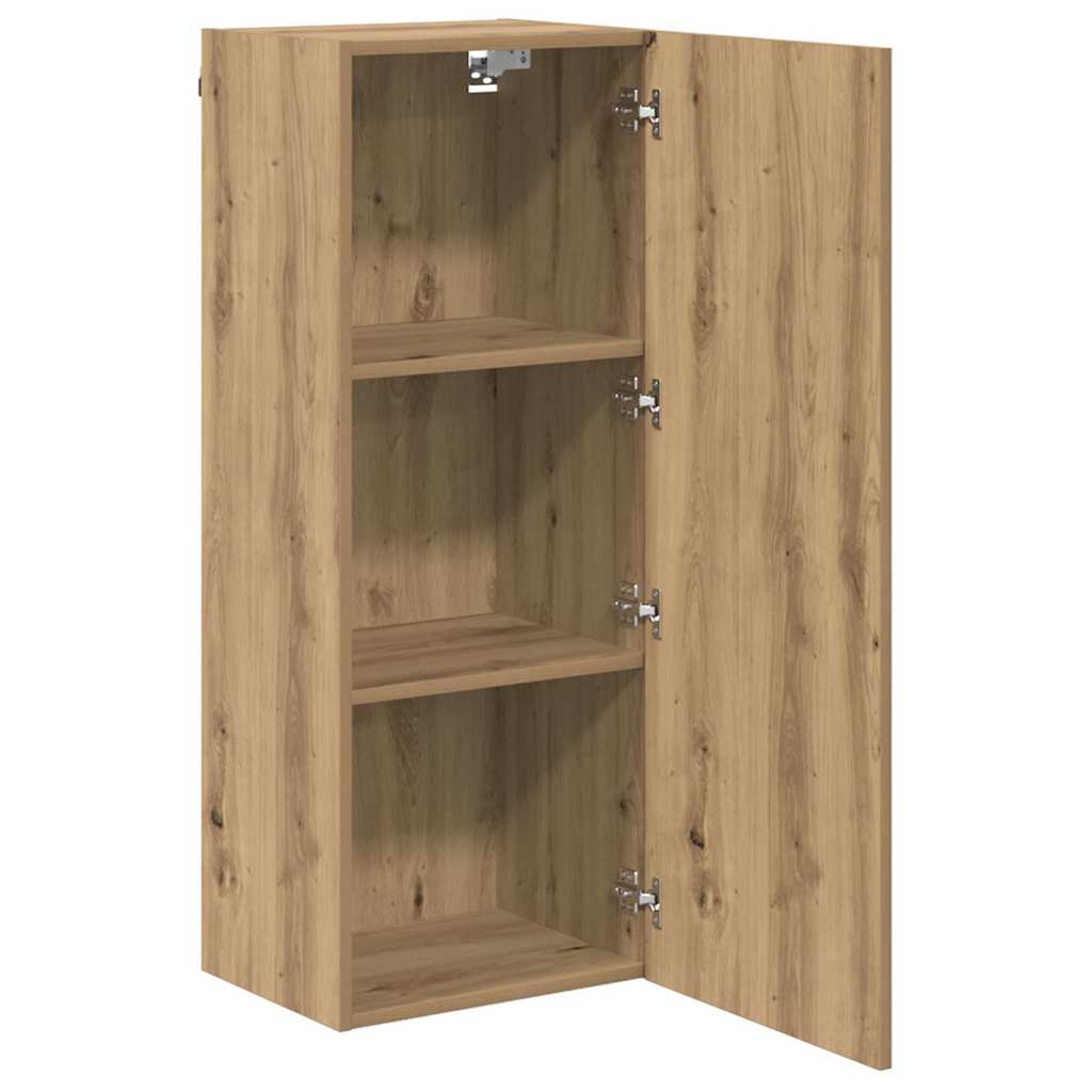 vidaXL Meuble TV mural Chêne artisanal 40,5 x 30 x 102 cm - Image 5