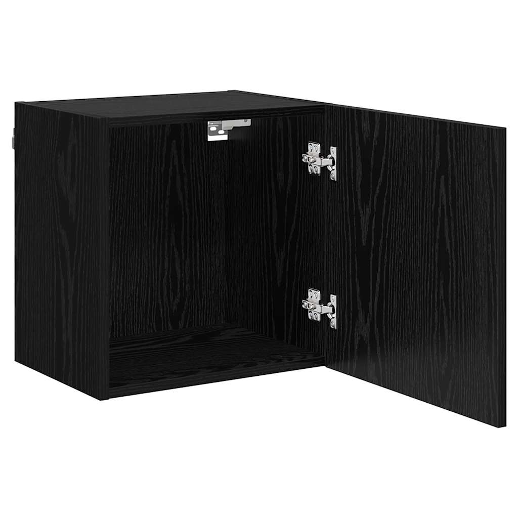 vidaXL Meuble TV mural Chêne noir 40,5x30x40cm Bois d'ingénierie - Image 5