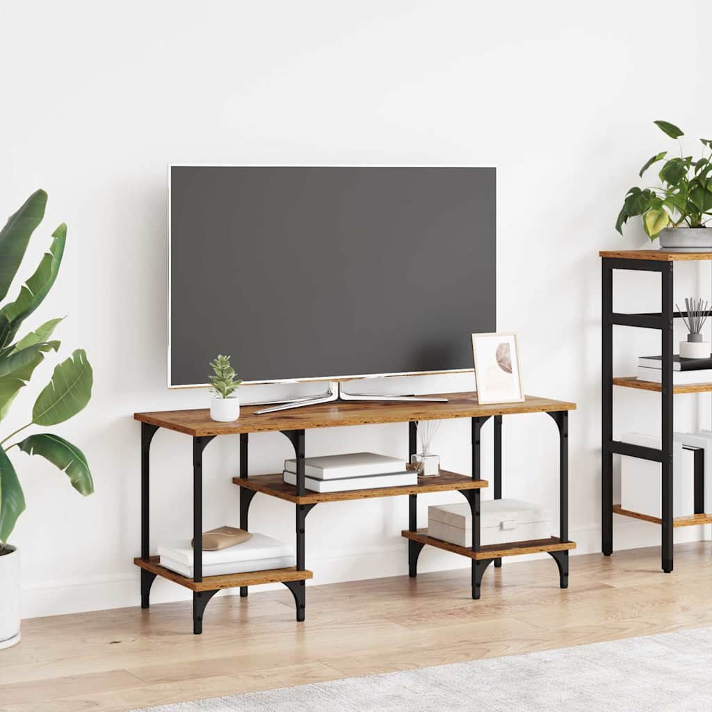 vidaXL Meuble TV Bois Ancien 102 x 35 x 45,5 cm