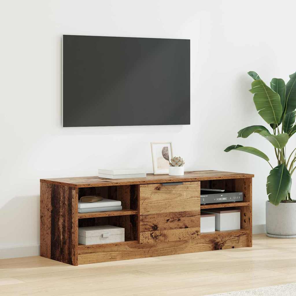 vidaXL Meuble TV Bois Ancien 102 x 35 x 36,5 cm Bois d'ingénierie